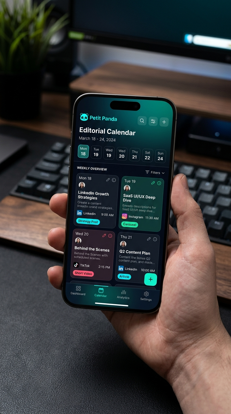 Calendrier éditorial