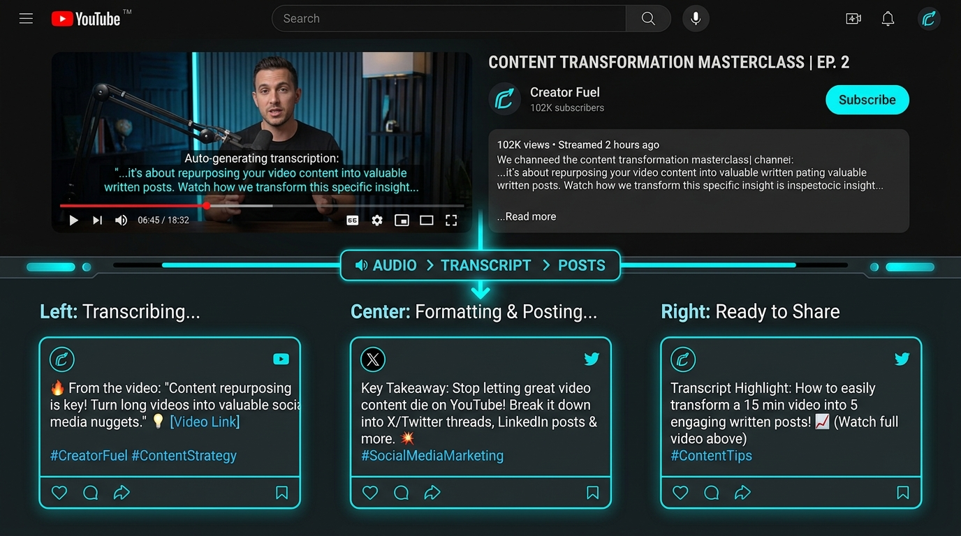 Transcription YouTube